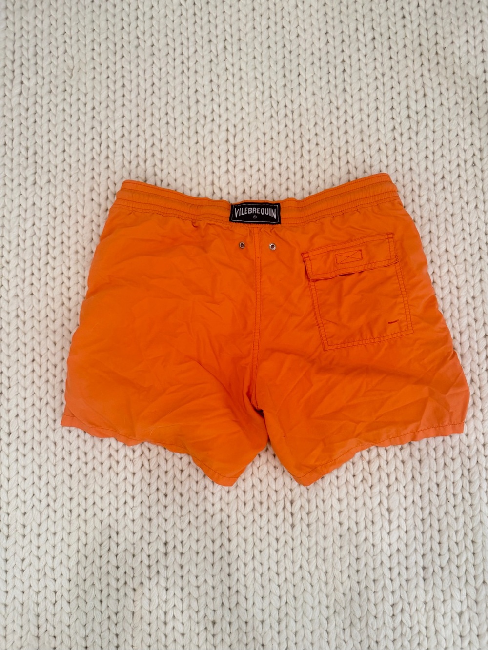 Vilebrequin Men’s Orange Swim Trunks